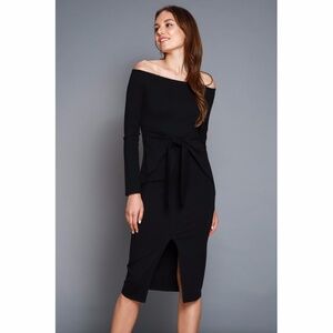 Sexy Black of f the shoulder dress